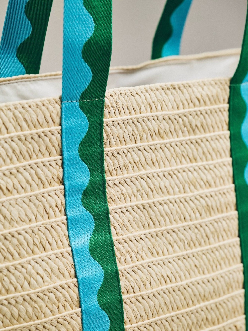 NWT Shiraleah Straw Tote Bag - Picture 3 of 5